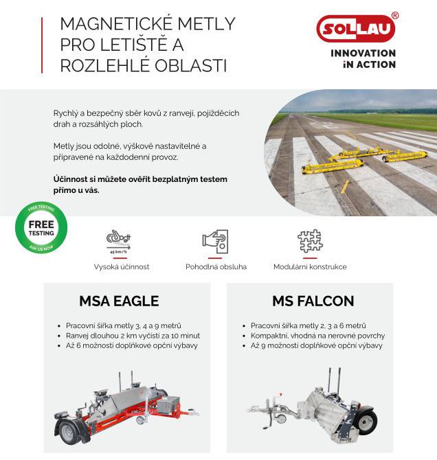 Magnetické metly MS FALCON a MSA EAGLE