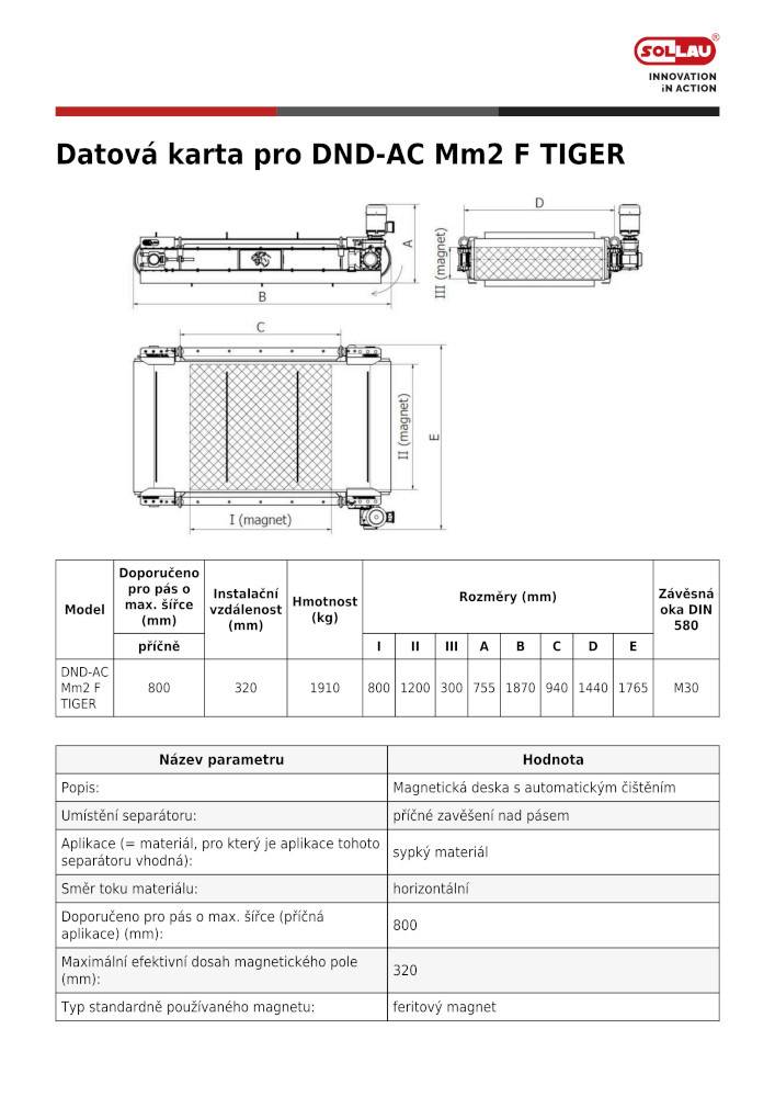 Magnetická deska s automatickým čištěním DND-AC M6 F PANTHER