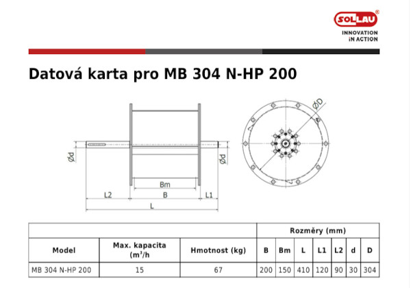 Magnetický buben MB N-HP