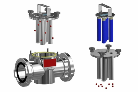 Obecný princip fungování magnetického separátoru MSP-C