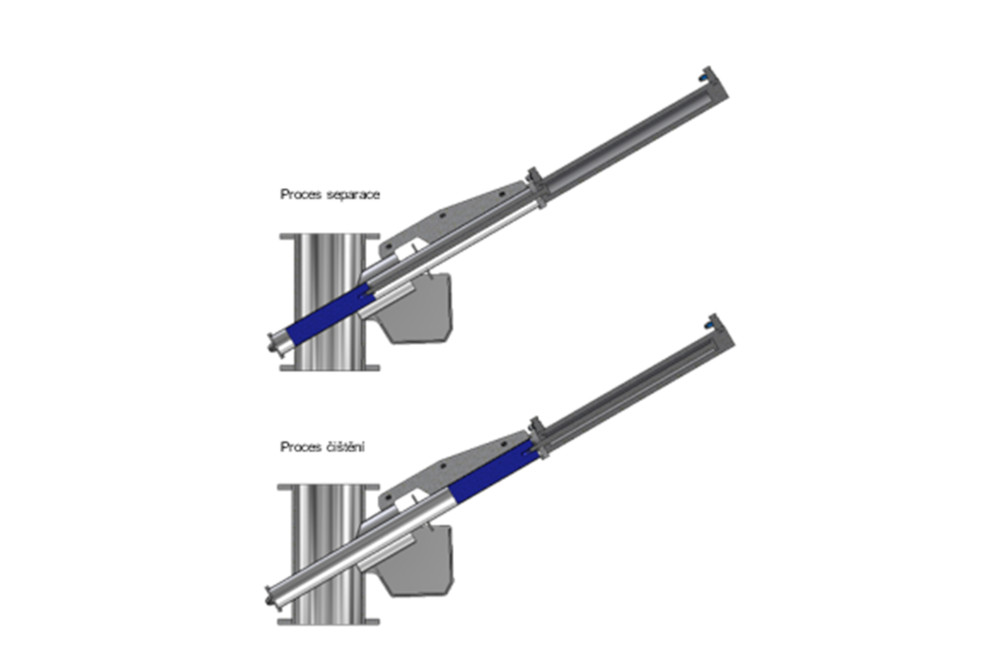 Instalace automatického magnetického separátoru MSS-AC WORM