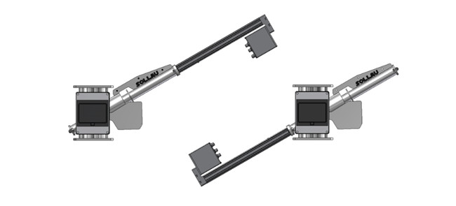 Válec může být umístěn v horní nebo spodní části separátoru
