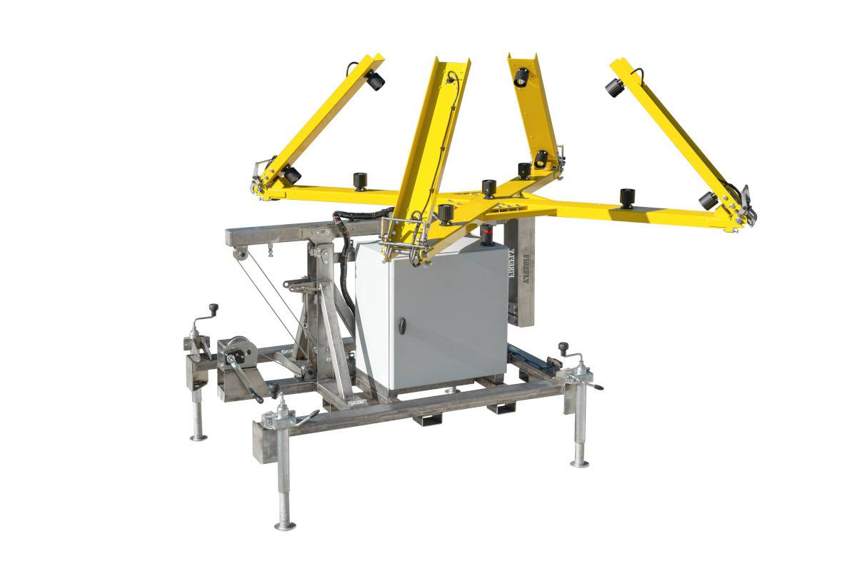 Mobilní světelný kříž FIREFLY ECO pro označení uzavření letištní dráhy