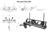 Magnetická metla pro letiště a rozlehlé oblasti MS 2000 FALCON