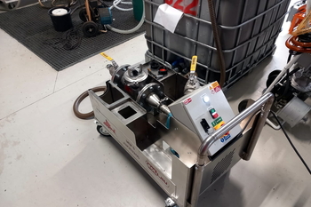 Mobilní magnetický filtr MSP-S ANCISTRUS – filtrace lázně předúpravy v automobilové lakovně