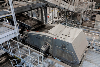 Eddy current separátor ECS – třídění neželezných kovů ze škváry ZEVO