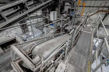 Eddy current separátor ECS – třídění neželezných kovů ze škváry ZEVO