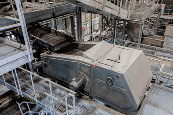 Eddy current separátor ECS – třídění neželezných kovů ze škváry ZEVO