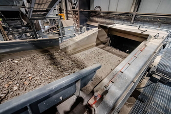 Eddy current separátor ECS – třídění neželezných kovů ze škváry ZEVO