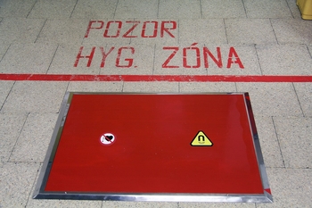 Magnetická rohož MM – vstup do hygienické zóny potravinářského provozu