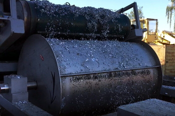 Magnetický buben MB – dočištění železné frakce při recyklaci kovů