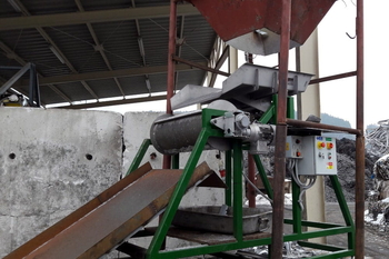 Magnetický buben MB – dočištění železné frakce při recyklaci kovů