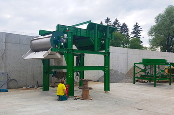 Magnetický buben MB – dočištění železné frakce při recyklaci kovů
