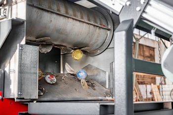 Zakrytovaný magnetický buben MBZ 304 N 800 – separace kovů z tuhých alternativních paliv TAP