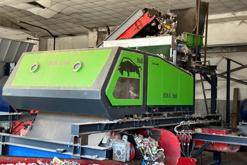 Eddy current separátor ECS-E 2000 BULL – separace kovů z tuhých alternativních paliv TAP