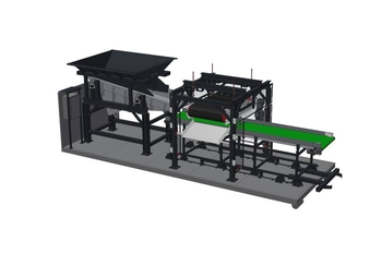 3D model třídicí linky