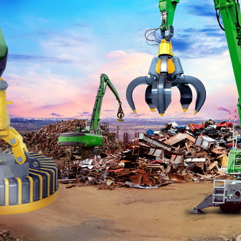 Elektromagnet na šrot kruhový