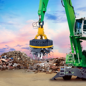 Elektromagnet na šrot kruhový